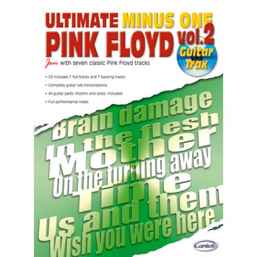 PINK FLOYD - ULTIMATE MINUS ONE GUITAR TRAX VOL.2 + CD