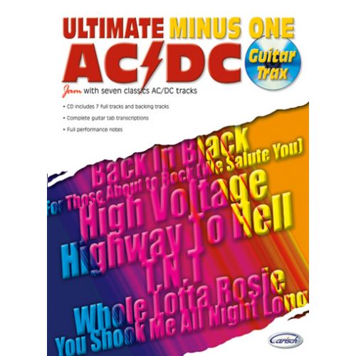 AC/DC - ULTIMATE MINUS ONE GUITAR TRAX + CD