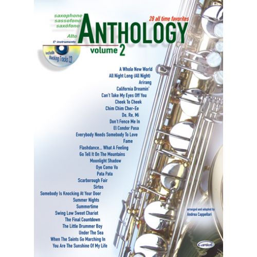 CAPPELLARI A. - ANTHOLOGY VOL.2 + CD - SAXOPHONE ALTO