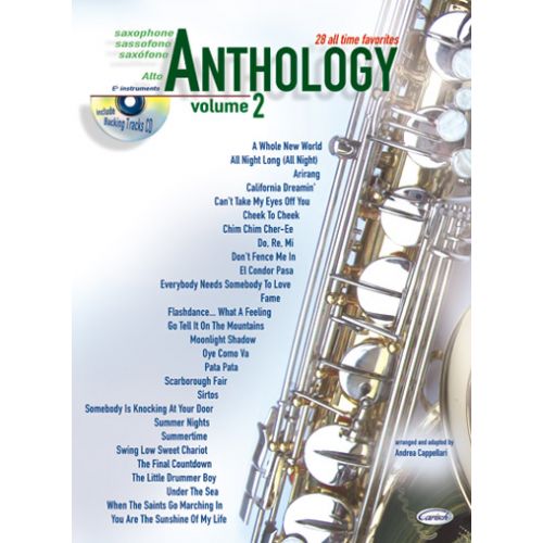 CARISCH Cappellari A. - Anthology Vol.2 + CD - Saxophone Alto