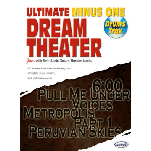DREAM THEATER - ULTIMATE MINUS ONE DRUM TRAX + CD