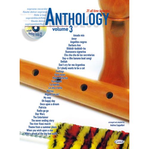 CAPPELLARI A. - ANTHOLOGY VOL.3 + CD - FLÛTE À BEC SOPRANO