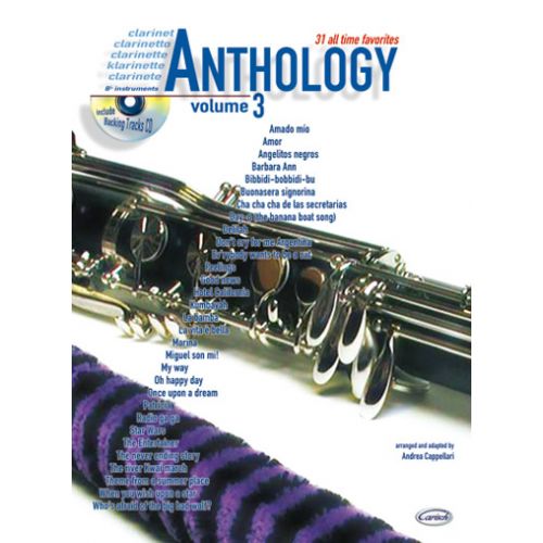 CAPPELLARI A. - ANTHOLOGY VOL.3 + CD - CLARINETTE