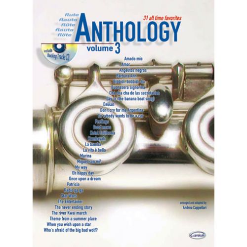 CAPPELLARI A. - ANTHOLOGY VOL. 3 + CD - FLUTE