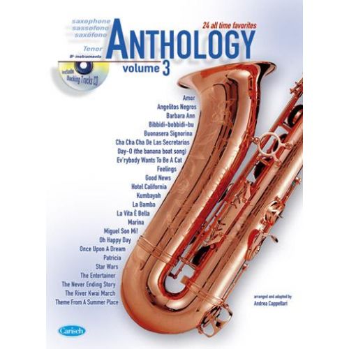 CAPPELLARI A. - ANTHOLOGY VOL. 3 + CD - SAXOPHONE TENOR