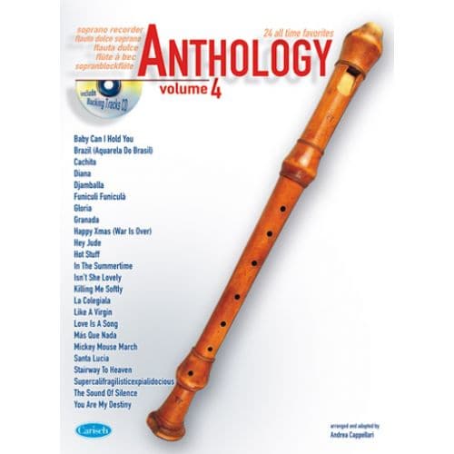 CAPPELLARI ANDREA - ANTHOLOGY VOL.4 + CD - SOPRANO RECORDER 