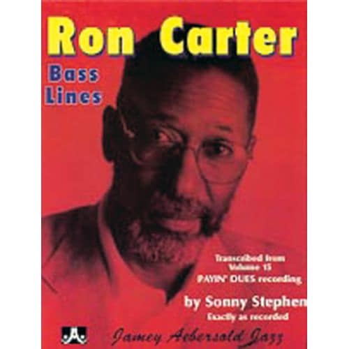 AEBERSOLD CARTER R. - BASS LINES FROM AEBERSOLD VOL. 15 