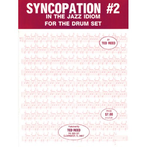 ALFRED PUBLISHING REED TED - SYNCOPATION VOL. 2 - BATTERIE