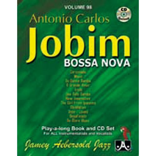AEBERSOLD AEBERSOLD N°098 - ANTONIO CARLOS JOBIM + CD