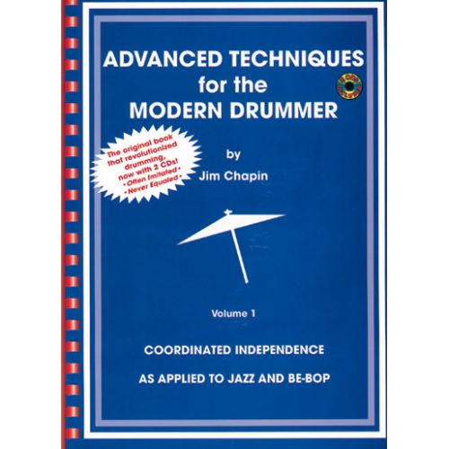WARNER BROS JIM CHAPIN - ADVANCED TECHNIQUES FOR THE MODERN DRUMMER VOL.1 + 2 CD