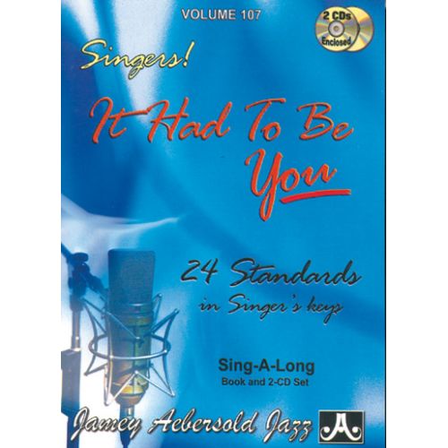 AEBERSOLD ABERSOLD N°107 - IT HAD TO BE YOU + CD - TOUS INSTRUMENTS