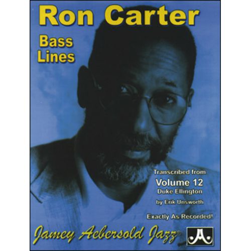 AEBERSOLD N012 - RON CARTER BASS LINES ?DUKE ELLINGTON?