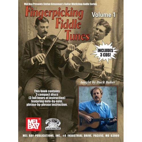 MUSIC SALES BAKER DUCK - FINGERPICKING FIDDLE TUNES, VOLUME 1 - GUITAR