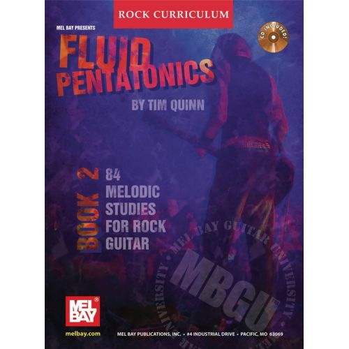 QUINN TIM - MBGU ROCK CURRICULUM - FLUID PENTATONICS, BOOK 2 - GUITAR