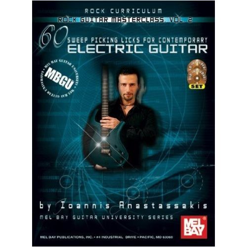MEL BAY ANASTASSAKIK IOANNIS - MBGU ROCK GUITAR MASTERCLASS, VOL. 2 - GUITAR TAB
