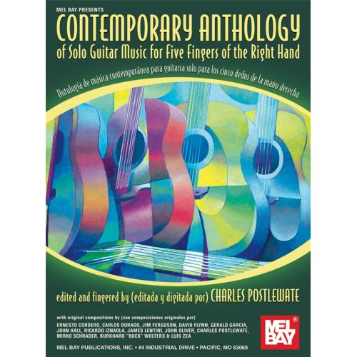 MEL BAY POSTLEWATE CHARLES - CONTEMPORARY ANTHOLOGY OF SOLO GUITAR MUSIC - GUITAR