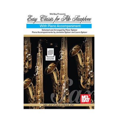 SPITZER PETER - EASY CLASSICS FOR ALTO SAXOPHONE - SAXOPHONE