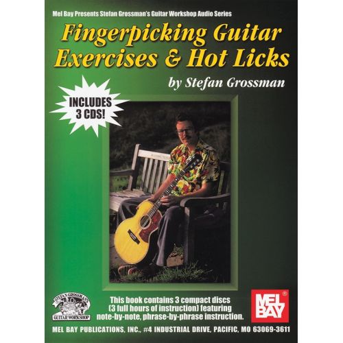 GROSSMAN STEFAN - FINGERPICKING GUITAR EXERCISES AND HOT LICKS - GUITAR