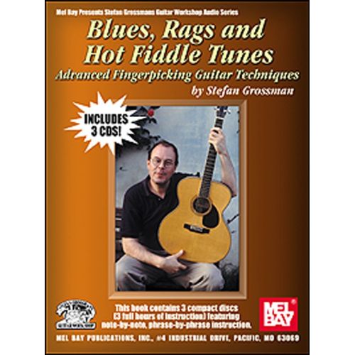 GROSSMAN STEFAN - BLUES, RAGS AND HOT FIDDLE TUNES - GUITAR