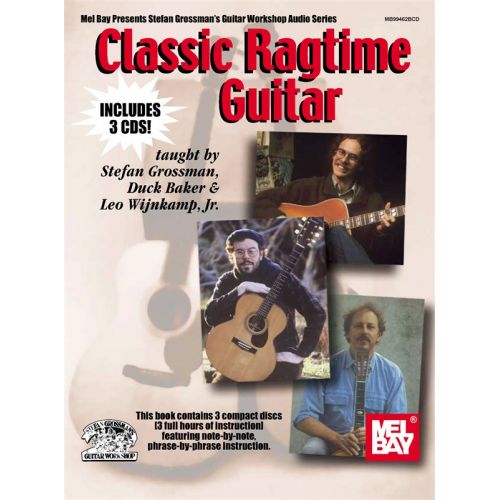 GROSSMAN STEFAN - CLASSIC RAGTIME GUITAR - GUITAR