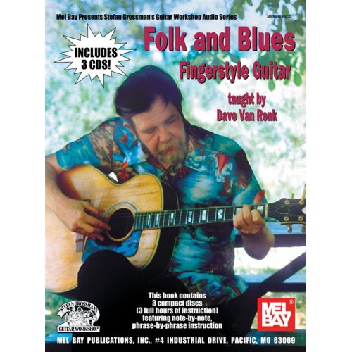 VAN RONK DAVE - FOLK AND BLUES FINGERSTYLE GUITAR - GUITAR