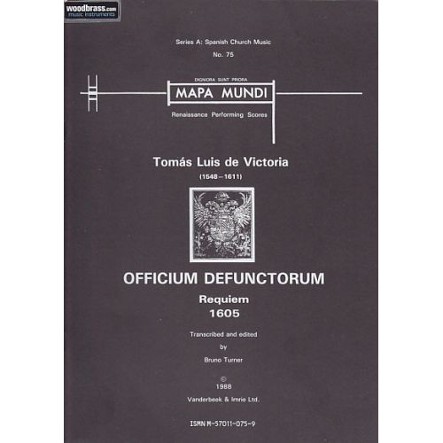 MAPA MUNDI VICTORIA TOMAS LUIS (DE)- OFFICIUM DEFUNCTORUM (REQUIEM 1605)