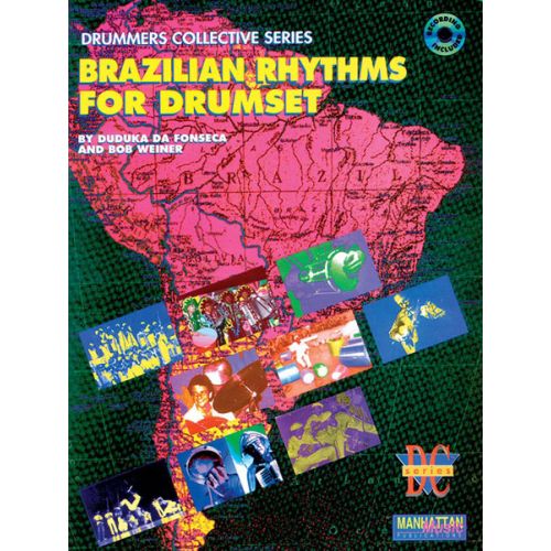 ALFRED PUBLISHING DA FONSECA DUDUKA - BRAZILIAN RHYTHMS FOR DRUMSET + CD - DRUM