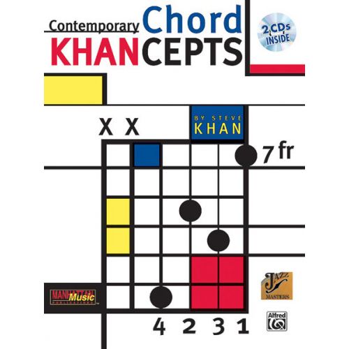 KAHN STEVE - CONTEMPORARY CHORD KHANCEPTS + 2CD - GUITAR 