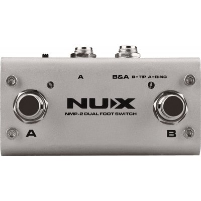 NUX NMP-2 FOOTSWITCH 2 VOIES AVEC LEDS - 3 MODES PEDALIER 