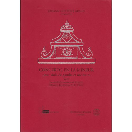 MINKOFF GRAUN CONCERTO EN LA MINEUR