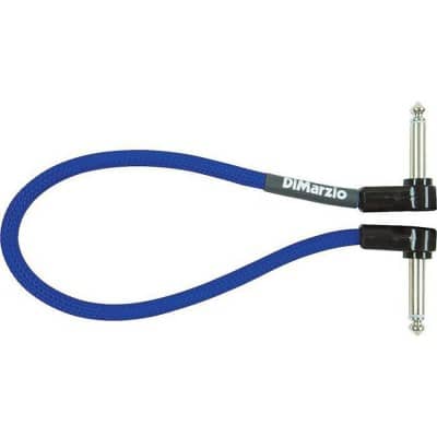 Dimarzio Ep17j12rreb Jumper Cable Jack 30cm Bleu