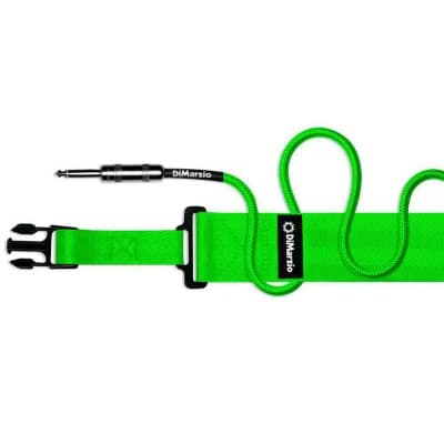 Dimarzio Ep1718ssgn Cable Jack 5,4m Vert Neon