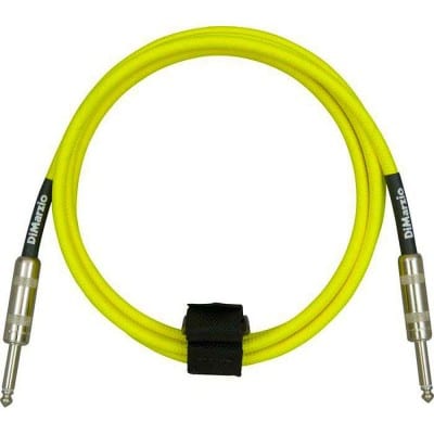 Dimarzio Ep1710ssy Cable Jack 3m Jaune Neon