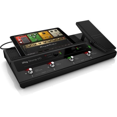 IRIG STOMP I/O PEDALIER IRIG AVEC INTERFACE AUDIO INTEGREE