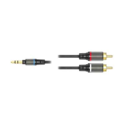 ILINE RCA ADAPTATEUR SORTIE STERO VERS 2X MONO RCA MALES