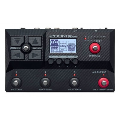 ZOOM B2 FOUR MULTI-EFFECTS BASS