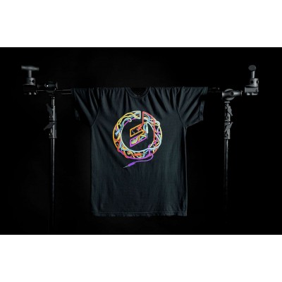T Shirt Tangled Icon Shirt Black, Large