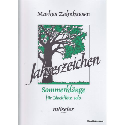 ZAHNHAUSEN M. - JAHRESZEICHEN NÂ° 2 (SOMMERKLÃ„NGE) - FLUTE A BEC