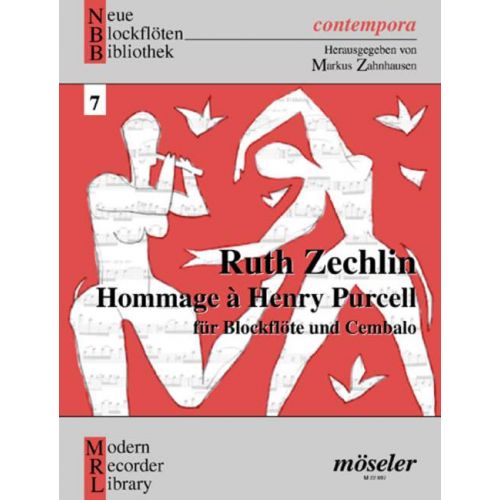 ZECHLIN RUTH - HOMMAGE Ã€ HENRY PURCELL - SOPRANO- OR TENOR RECORDER AND HARPSICHORD