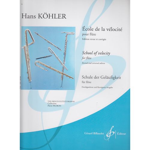 BILLAUDOT Kohler Hans - Ecole De La Velocite - Flute