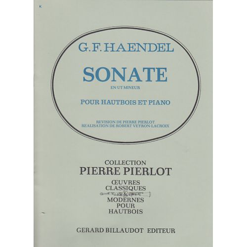 HAENDEL - SONATE EN UT MINEUR - HAUTBOIS