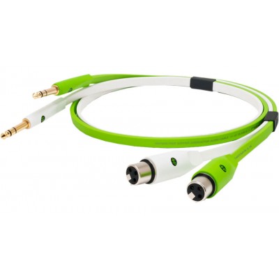 Oyaide Cable Stereo 2 Xlrf - 2 Jacks 1m