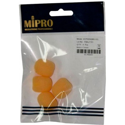 4CP0009 Set of 4 Windshields for MU 53 HNS Microphone