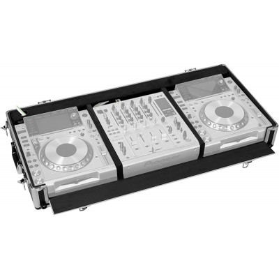 Case Régie 12'' XDJ1000 MKII et DJM750 W Silver