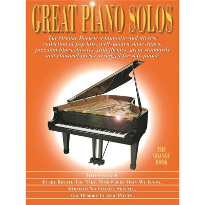 GREAT PIANO SOLOS - ORANGE BOOK