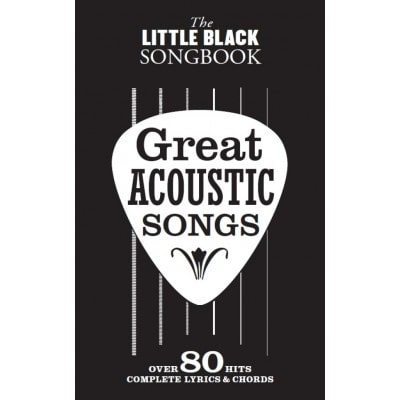 GREAT ACOUSTIC SONGS - LITTLE BLACK SONGBOOK 