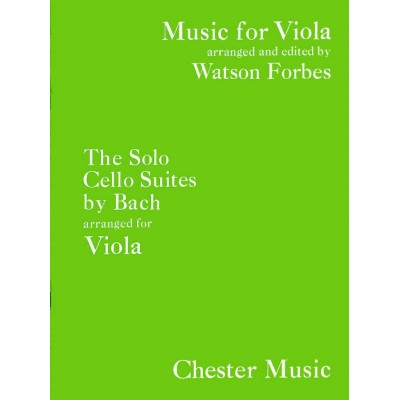 BACH - 6 SUITES FOR VIOLA (ORIGINALLY FOR CELLO)