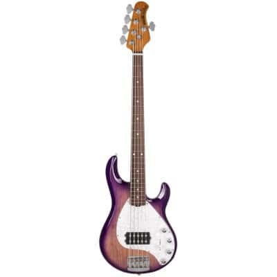 STINGRAY SPECIAL 5 - PURPLE SUNSET - ROASTED MAPLE/ROSEWOOD - WHITE PEARLOID PG - CHROME