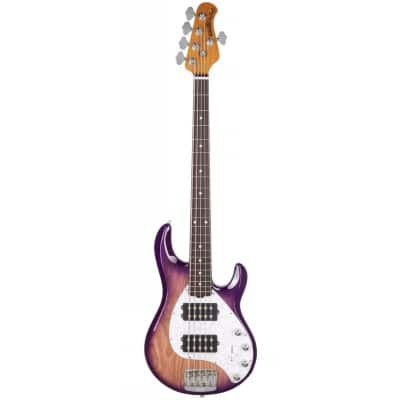 STINGRAY SPECIAL 5 HH - PURPLE SUNSET - ROASTED MAPLE/ROSEWOOD - WHITE PEARLOID PG - CHROME