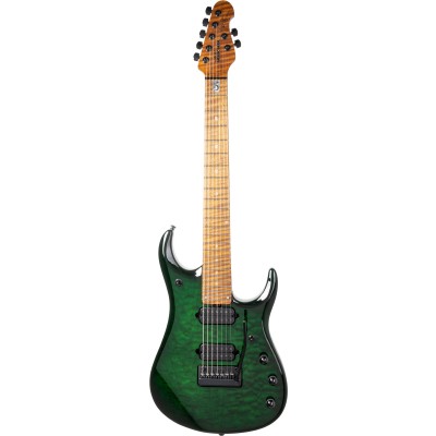 MUSIC MAN JP15 7 String - Green Tiger Eye Quilt